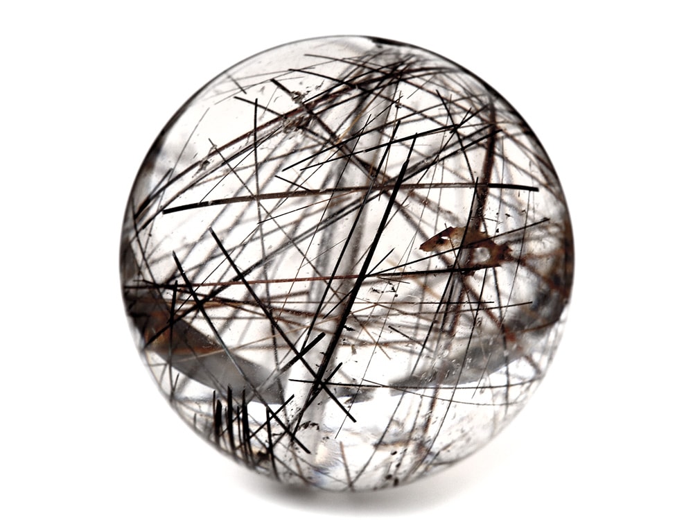 「1点もの 現品」 1粒売り ブラックルチルクォーツ 20mm パワーストーン バラ売り 天然石 パワーストーン ばら売り ビーズ 穴あき 1玉売り アクセサリー パーツ ハンドメイド z416-g