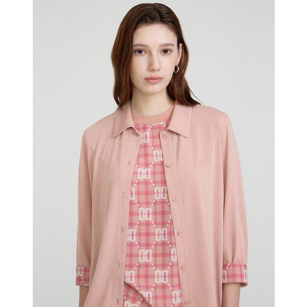 [24FW] [価格引き下げ][SET] ピンクシャツ&DDロゴプリント ノースリーブセット DLTS4D791P2