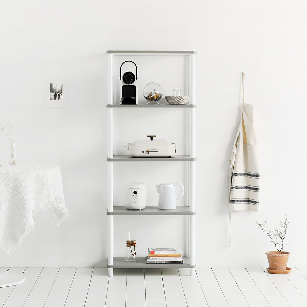 DIYキッチンラック 4段5段　キッチンワゴン サイドラック チェスト 収納 キチンインテリア