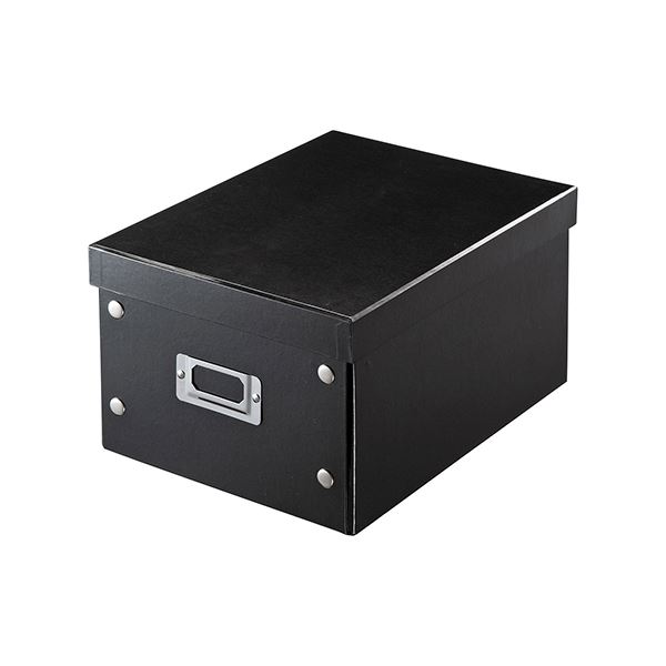 (5個セット) サンワサプライ 組み立て式DVD BOX(ブラック) FCD-MT4BKNX5