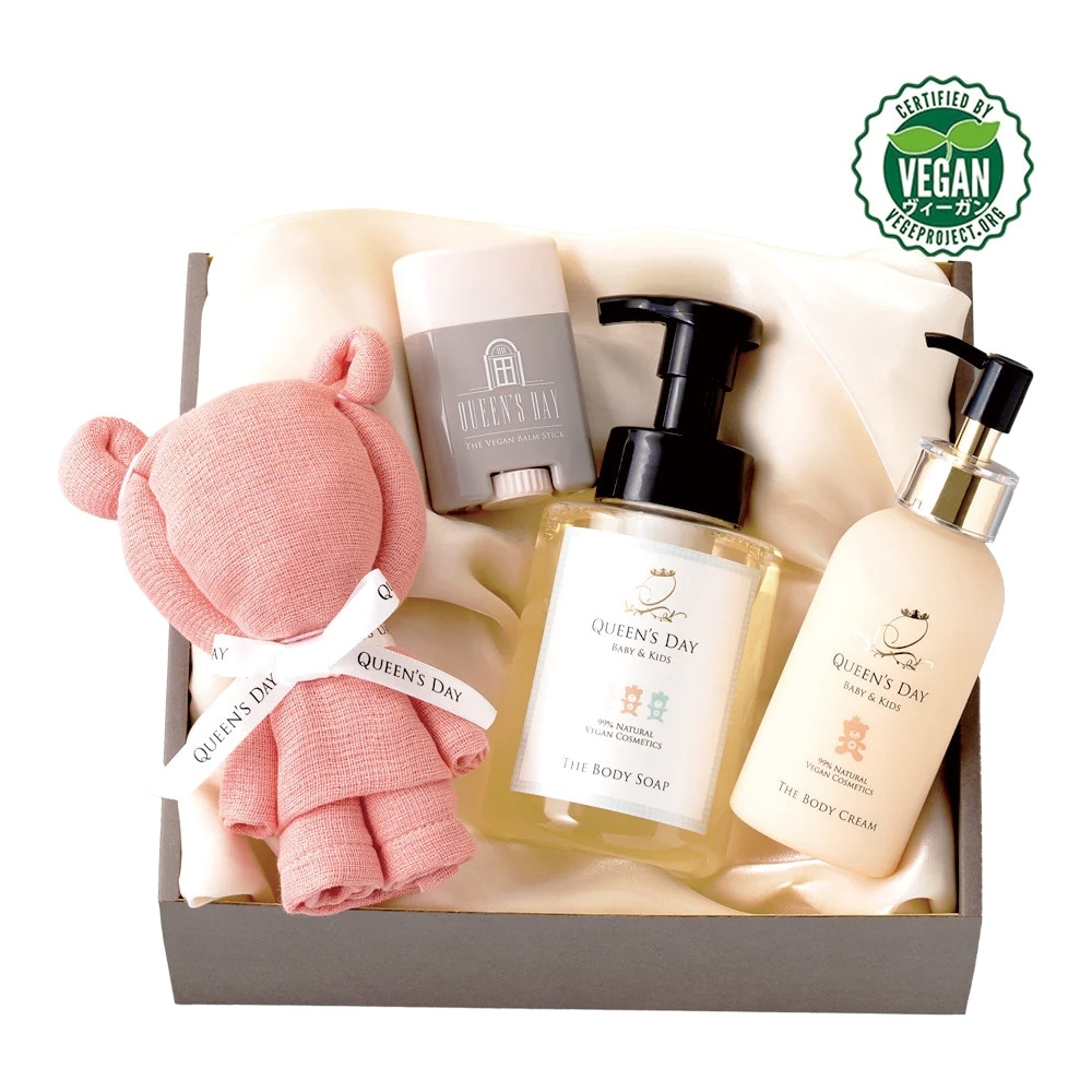 QUEENS DAY　BABY＆KIDS ニューボーンセット　 BASIC BOX(M) ブラウン　【コスモスカラー】