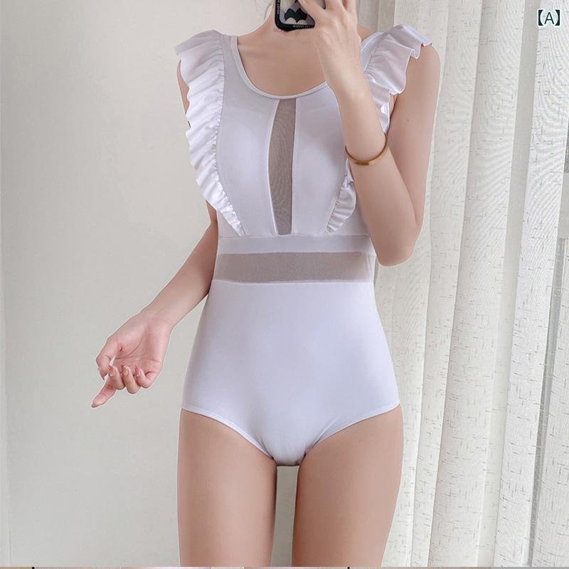 ワンピース 水着 かわいい レディース 女性用 婦人用 スイムウェア おしゃれ 温泉 学生 海 プール サマーレジャー フリル 5,453円