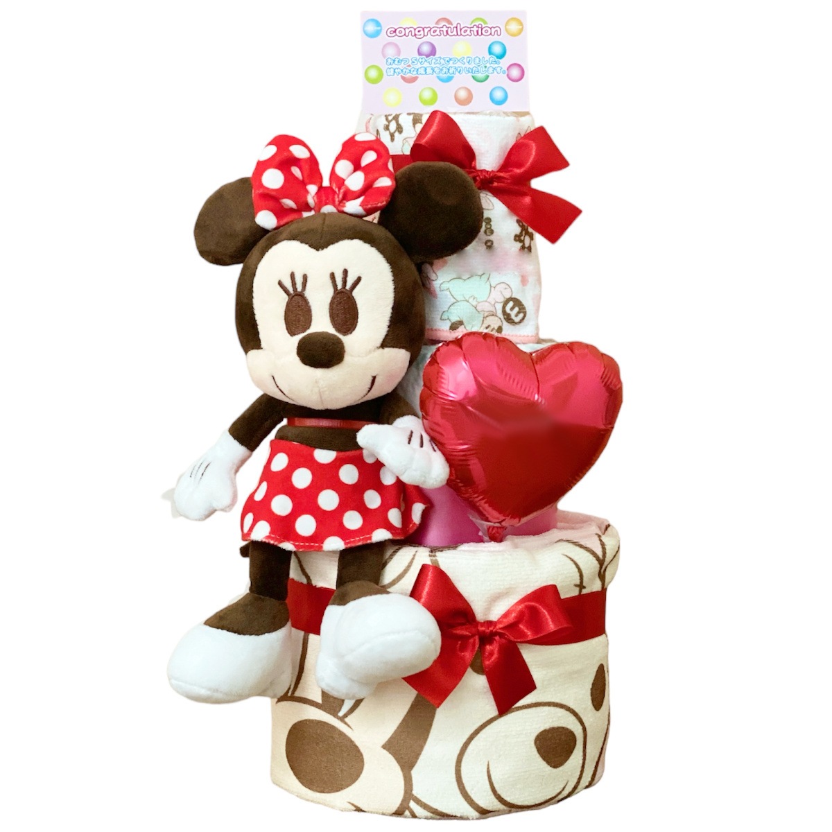 ディズニー おむつケーキ 男の子 女の子 贈り物