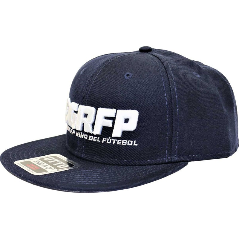 GRANDE.F.P(グランデエフピー) GRFP.3D刺繍フラットバイザーキャップ フットサル 帽子 (gfph24908-8701)