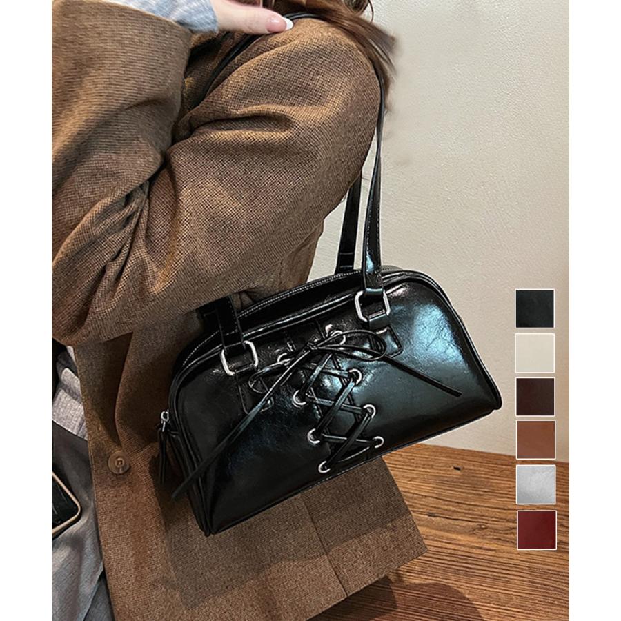 トートバッグ PUレザーバッグ ツヤ感 5,499円