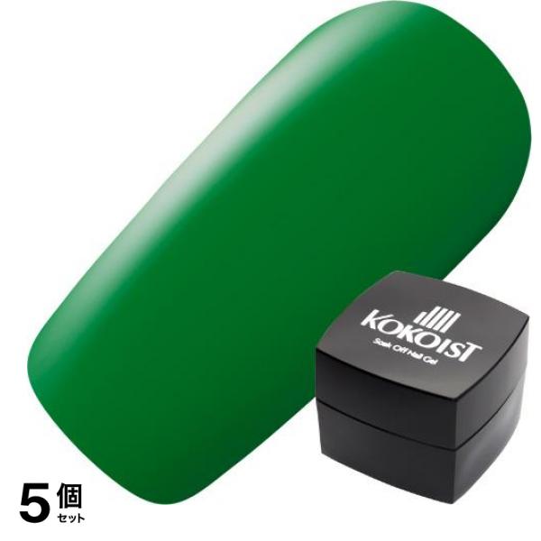 KOKOIST(ココイスト) エクセルライン ソークオフカラージェル E-185 ジャパニーズグリーン 2.5g 5個セット