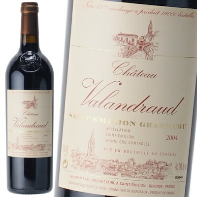シャトー ヴァランドロー 2004 赤ワイン フランス ボルドー地方 メルロ カベルネフラン カベルネソーヴィニヨン マルベック ワインギフト ワイン ギフト