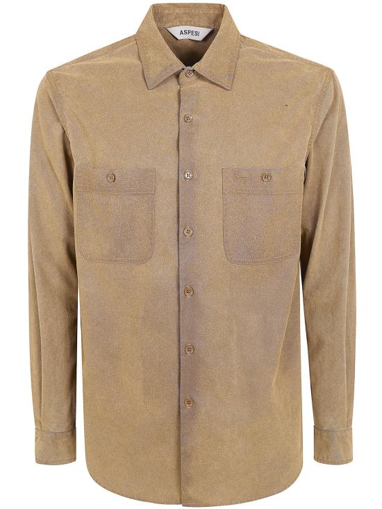 ASPESI Men Long Tops S6 A AEC1 D009 10236 CHAMBRAY