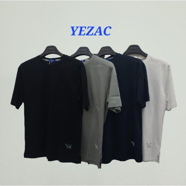すっきりとしたラウンドカジュアル半袖Tシャツ 綿100% YJEMTS457_SC