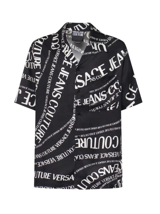 VERSACE Men Shirts 80GAL2B0 NS772L01 Black