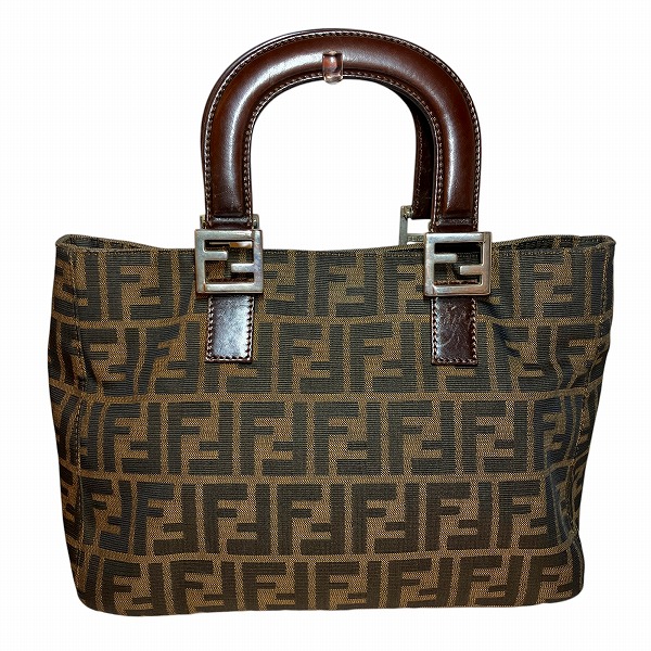 フェンディ FENDI ズッカ柄 FF金具 ヴィンテージ バッグ ハンドバッグ レディース 【中古】