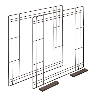 他サイト： アイリスオーヤマ コンビネーションサークル用左右連結セット P-CS-580CV ウォールナット コンビネーション 左右連結 専用 ケージ 連結 拡張 カスタマイズの商品画像