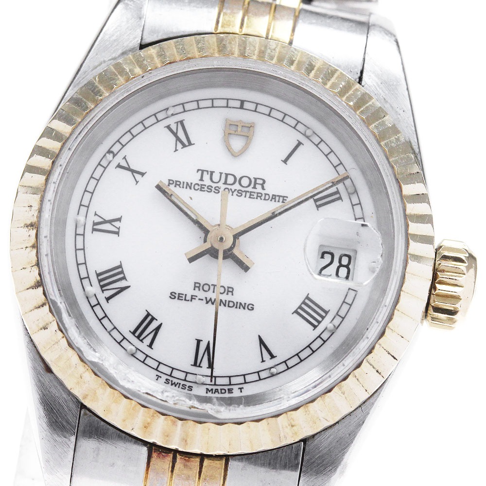 チュードル TUDOR 92413N プリンセス オイスターデイト YGベゼル cal.2671 自動巻き レディース _825952【中古】