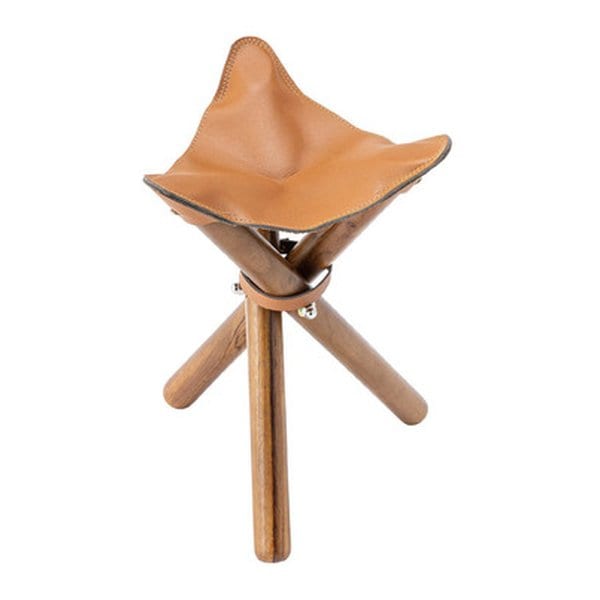 フォールディングスツール ブラウン 約幅27×奥行き29×高さ38cm NW-183