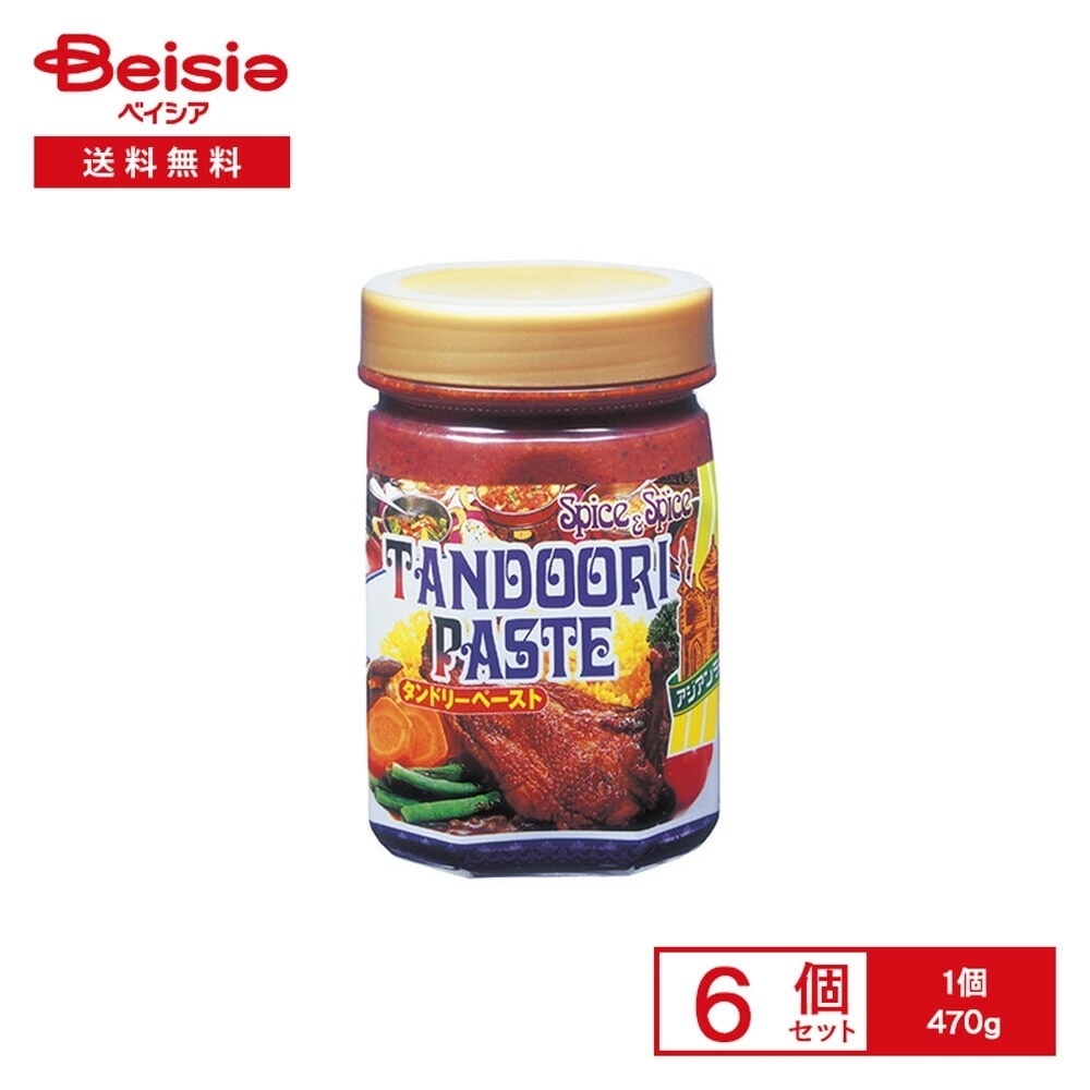 テーオー SPICE&SPICE タンドリーペースト 470g×6個 インド風 調味料 香辛料 タンドリーチキン スパイス チキン