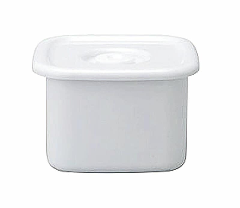 （まとめ買い）野田琺瑯 保存容器 White Series スクウェア M 密閉蓋付 WSM-M [x3]