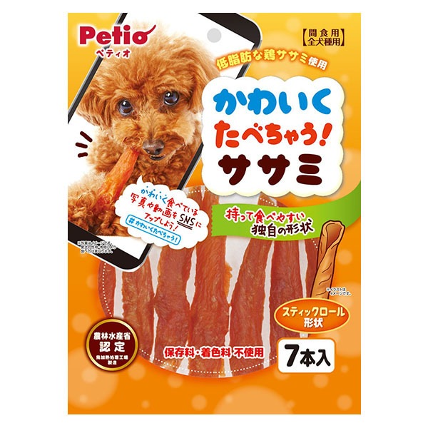 ペティオ かわいくたべちゃう!ササミ 7本入