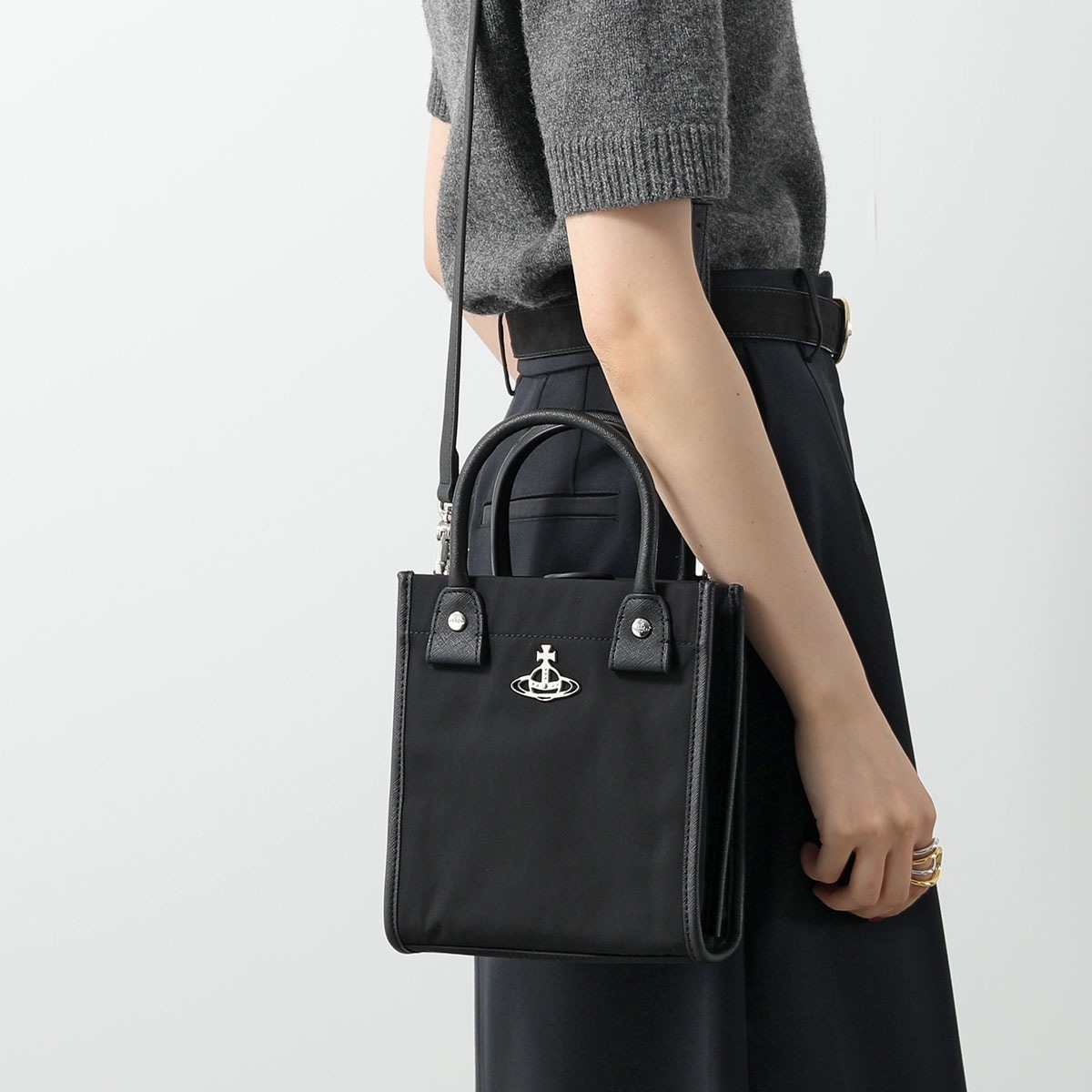 Vivienne Westwood ヴィヴィアンウエストウッド ハンドバッグ TEDDY SMALL TOTE CROSSBODY テディ スモール 4803000DU W001Y 鞄 N401/BL