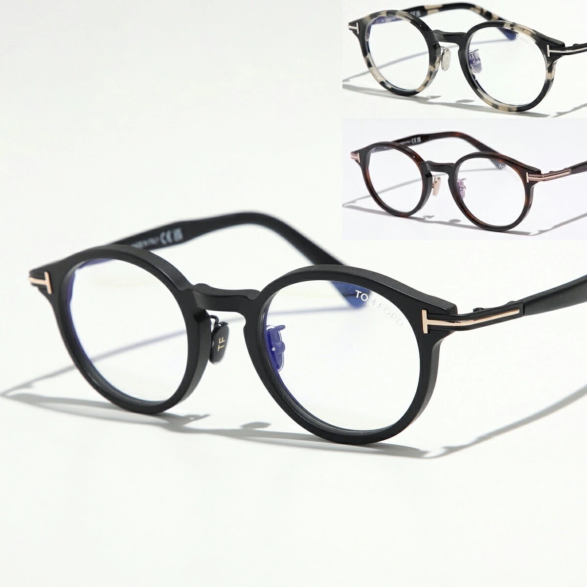 TOM FORD トムフォード メガネ TF6008-D-B FT6008-D-B メンズ ボストン型 クリングスタイプ ブルーライトカット アジアンフィット 【日本企画】 カラー3色