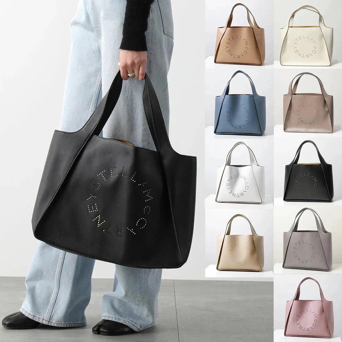STELLA McCARTNEY ステラマッカートニー トートバッグ TOTE LOGO ステラロゴ 502793 W8542 W9923 WP0057 WP0