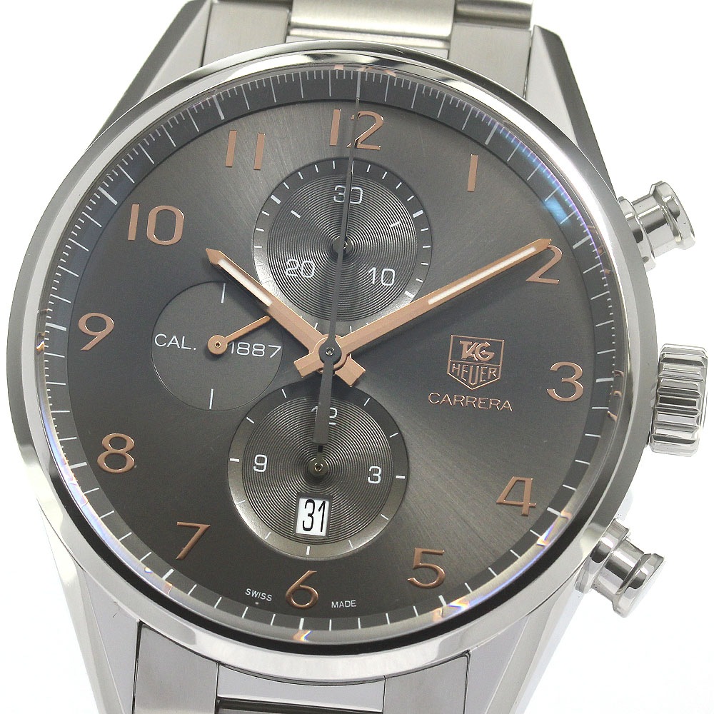 タグホイヤー TAG HEUER CAR2013-2 カレラ クロノグラフ キャリバー1887 自動巻き メンズ 良品 _863900【中古】 116,200円