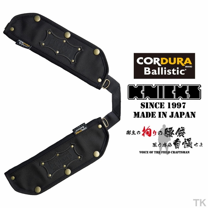 [即日出荷] KNICKS ニックス コーデュラ バリスティック生地 ショルダーパットセット ズレ防止タイプ BA-22S ブラック /nx-ba-22s