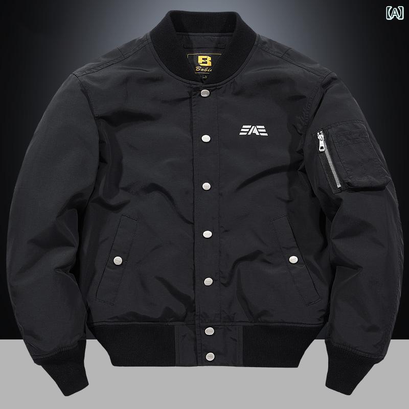 メンズ ファッション ジャケット 春秋 カジュアル トレンド ベースボール カラー ジャケット トップス