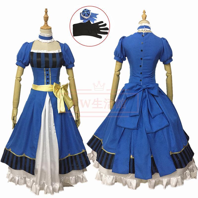 黒執事 風 エリザベス ミッドフォード コスプレ衣装 演出服 cosplay 変装 仮装 撮影 祭り