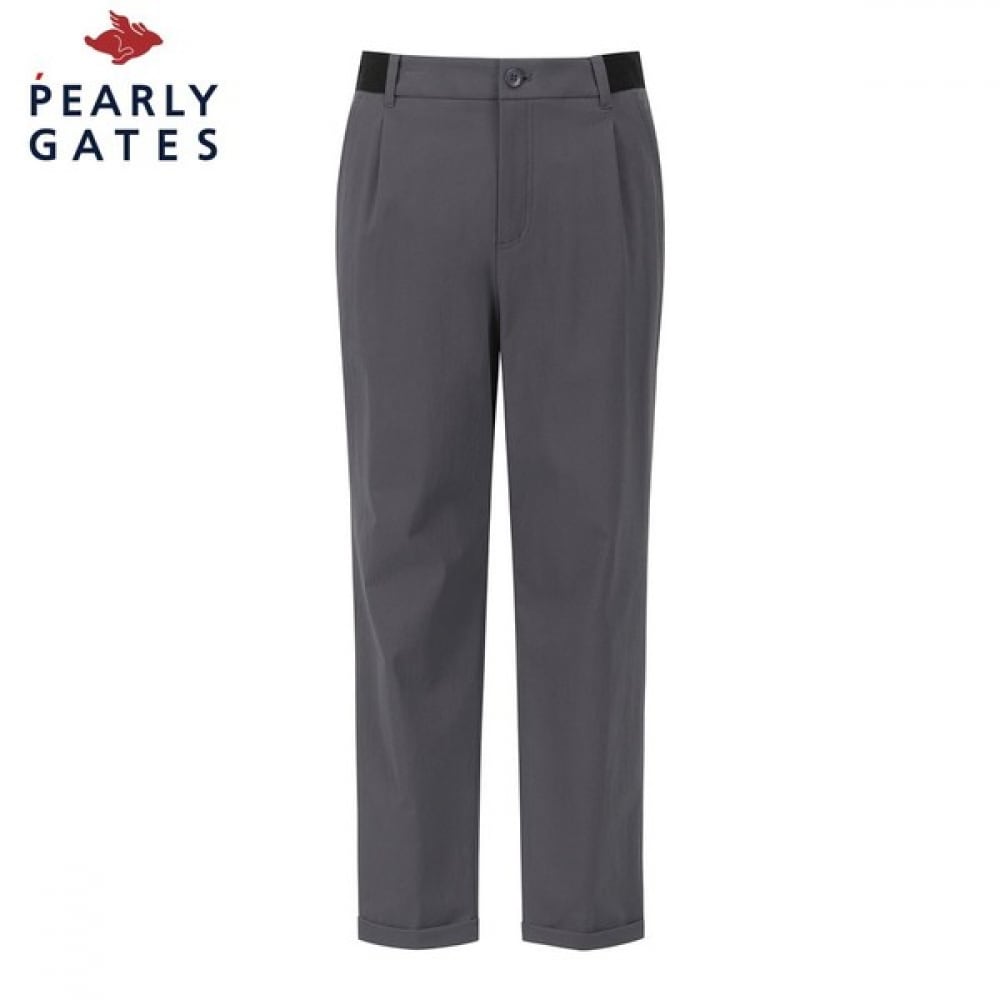 [パリゲイツ] メンズロゴバンディングロールアップパンツ