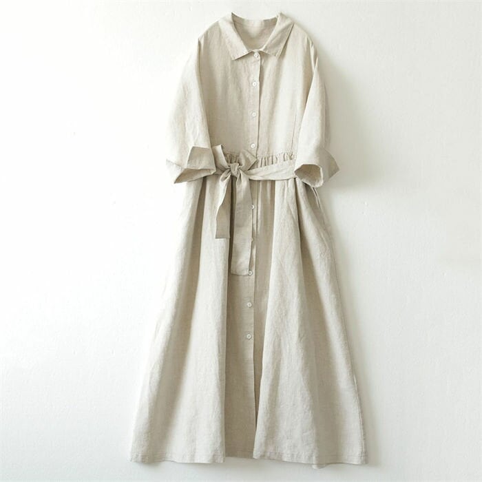 ワンピースガーゼワンピース羽織りレディースシャツワンピースロlングワンピース長袖シンプル春秋ガーゼ大きいサイズロング丈マキシ丈シャツワンピ体型カバー無地きれいめアウターカジュアル春秋柔らかい