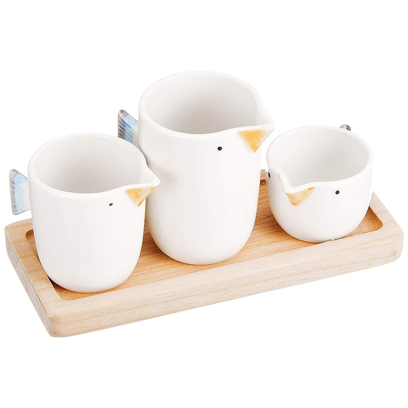 西海陶器 波佐見焼 H.Craft tori 3点ミニポット 42926 約S-幅5×奥行き4×高さ3cmM-幅5×奥行き4×高さ4.5cmL-幅5.5×奥行き4.5×高さ6.5cm