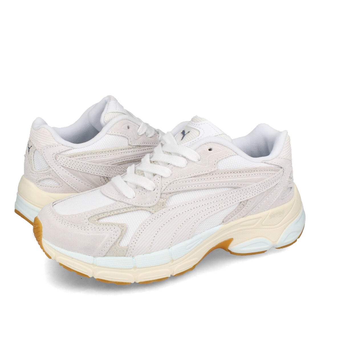 PUMA TEVERIS NITRO CORDUROY WHITE/VAPOR GRAY