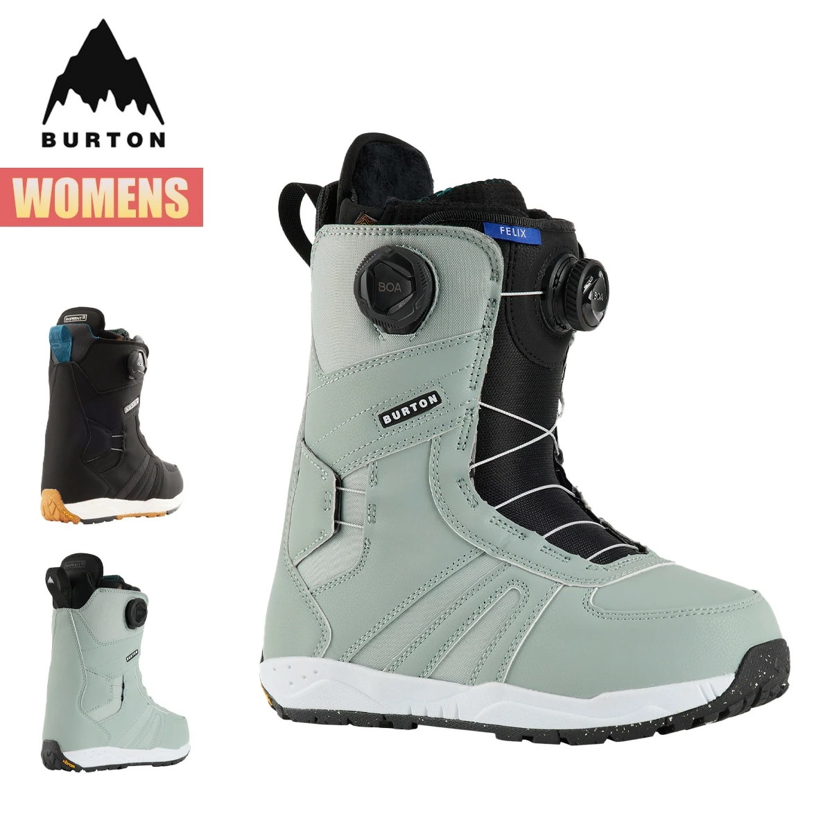 スノーボードブーツ レディース 24-25 フェリックス ボア W25JP-131791 Womens Felix BOA Snowboard Boot ウィメンズ ダイヤル式 ダブルボア