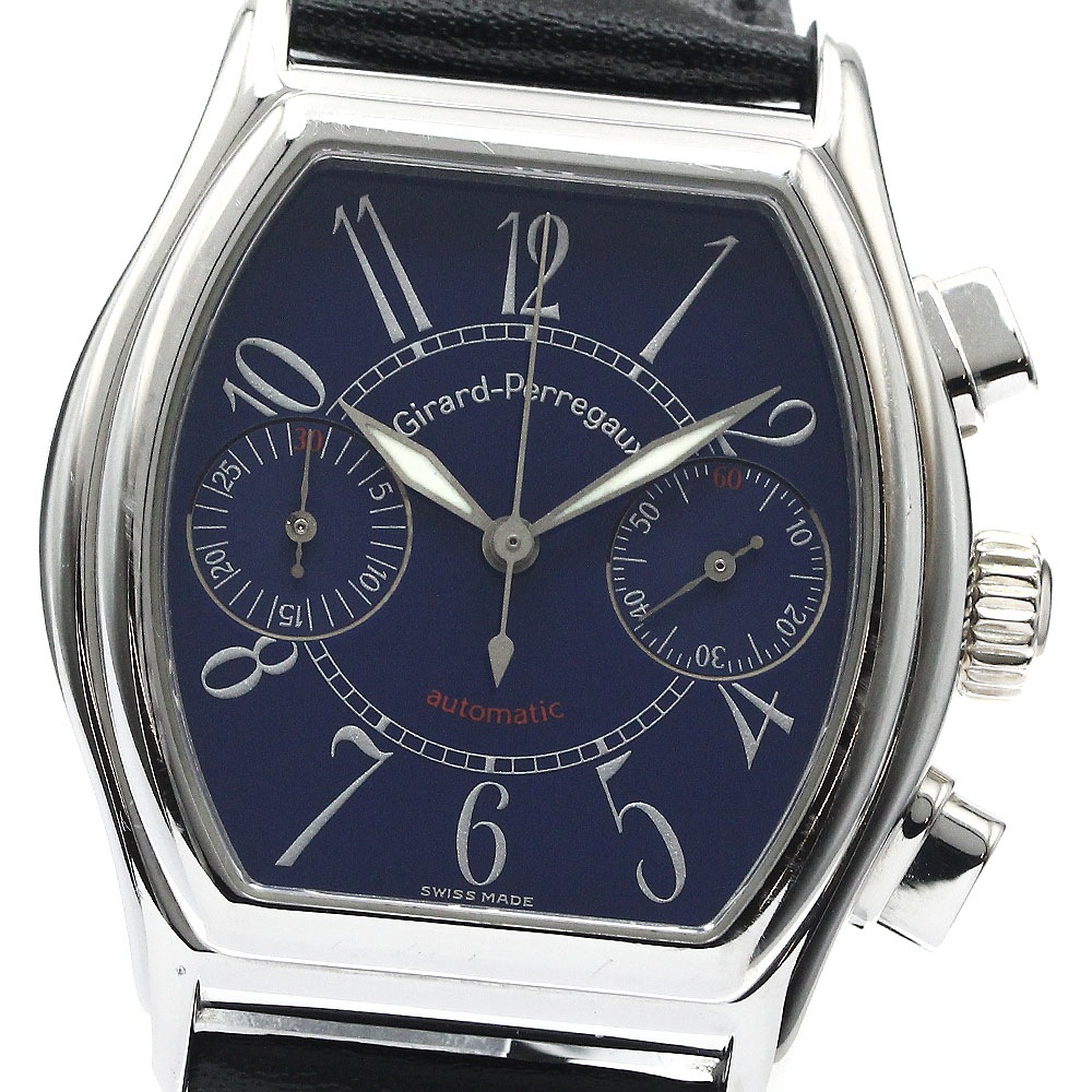 ジラール・ペルゴ GIRARD PERREGAUX 2750 リシュビル クロノグラフ 自動巻き メンズ _888365【中古】