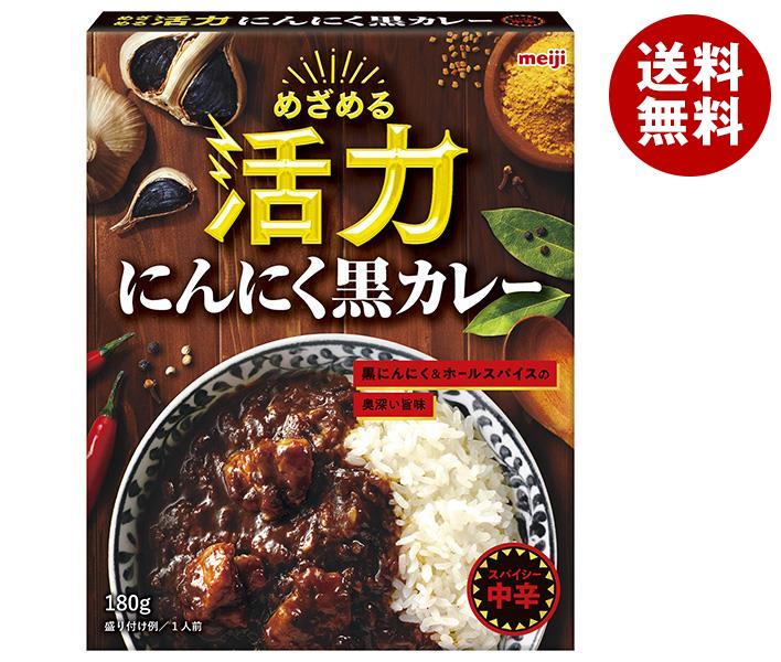 明治製菓 めざめる活力 にんにく黒カレー 180g＊30箱入