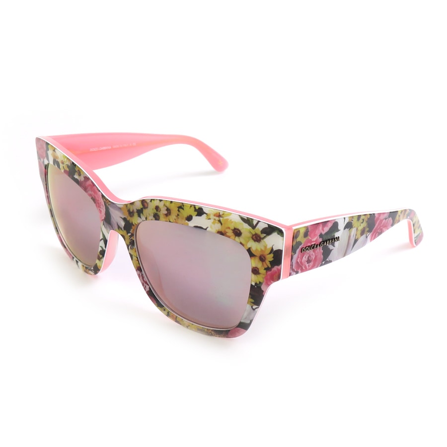 ドルチェアンドガッバーナ DOLCE&GABBANA サングラス プラスチック ピンク/マルチカラー レディース e60681a