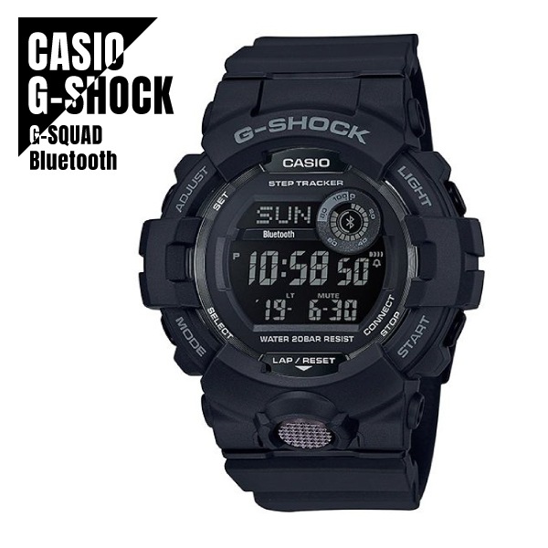【即納】 CASIO カシオ G-SHOCK Gショック G-SQUAD ジースクワッド GBD-800-1B ブラック 腕時計 メンズ