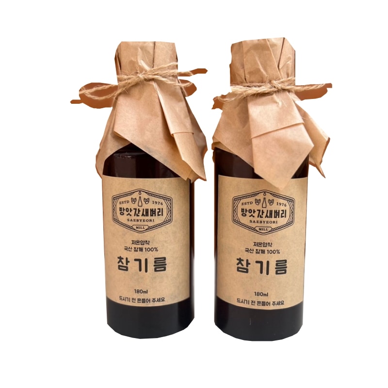 SAEBYEORI最高級の韓国産ゴマ油