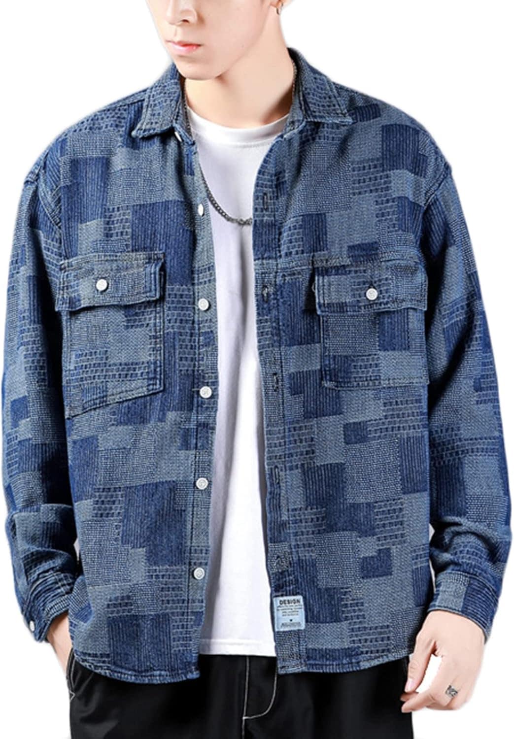 メンズジャケット 長袖シャツ Gジャン デニムコート アウター 大人用 男性 かっこいい ファッション 春秋 ジャンパー 春秋服 カジュアル おしゃれ 体型カバー 着心地よい