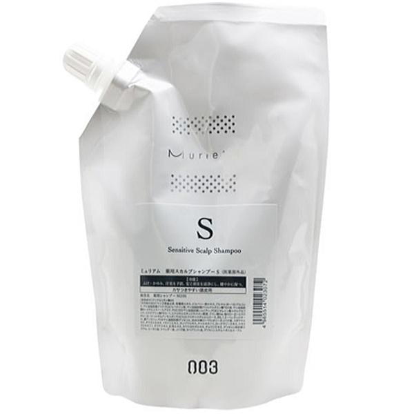 【5個セット】ナンバースリー ミュリアム クリスタル 薬用スカルプシャンプー S 500ml 詰替え用 医薬部外品