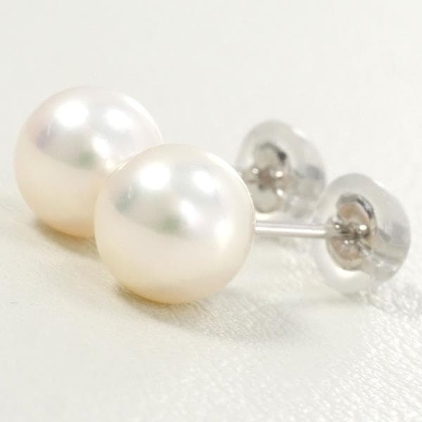 PT900 プラチナ ピアス パール(真珠) 総重量約1.5g ジュエリー 中古