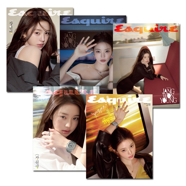 [5種セット] 韓国男性雑誌 Esquire 2026年 6月号 (IVEのチャン・ウォニョン表紙5種セット)