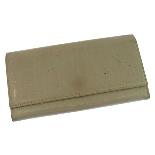 長財布 ファスナー 二つ折り トロッター アルティメット グレー 中古