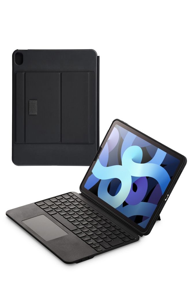 エレコム TK-CA11BPBK Touch Book for iPad Air 11インチ(M2)/10.9インチ(第5/4世代)用 ケース一体型キーボード TKCA11BPBK