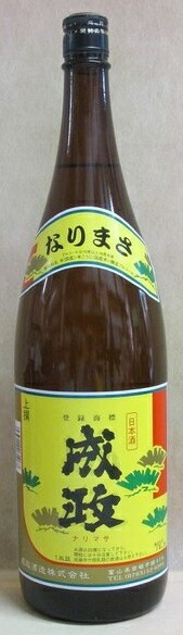 【送料無料】日本酒 富山 成政酒造 上撰 本醸造 1800ml 1.8L6本【北海道沖縄県東北四国九州地方は必ず送料が掛かります】