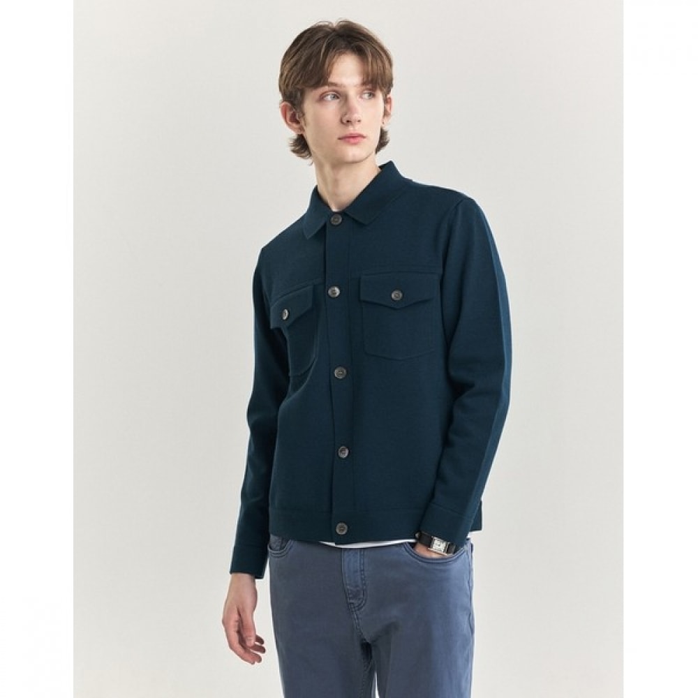 (ヘッジズ) 24FW ブルーウールニットトラッカー HZSW4F201T3 25,114円