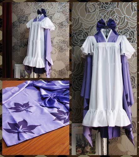 コスプレ衣装 初音ミク サウザンド サクラ ツアー 陰ルカ デラックス エディション コスチューム + 靴 + ウィッグ フルコスチューム (靴のサイズをお知らせください)