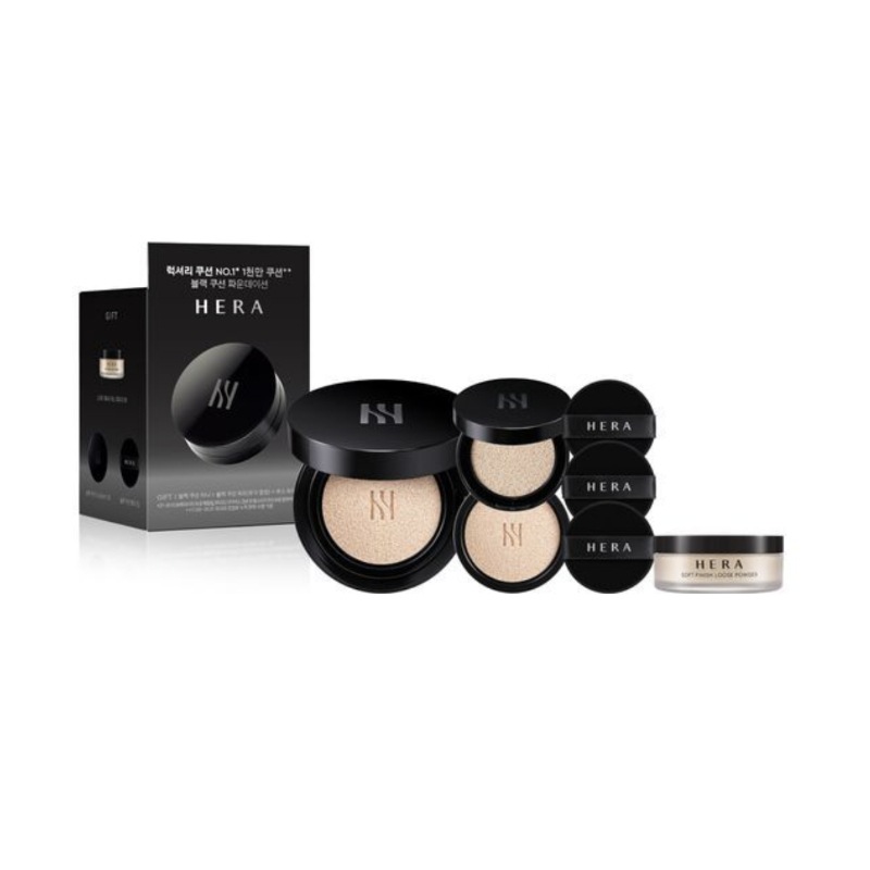 ブラッククッションファンデーション (+リフィル15g+ミニクッション21N+ミニパウダー+パフ1枚) 9,826円