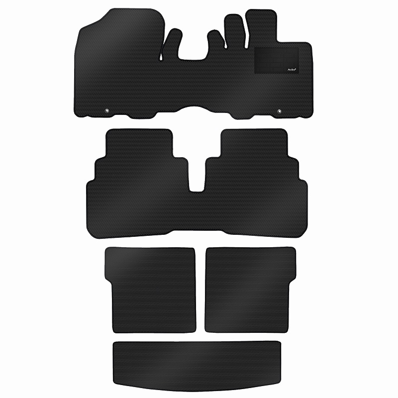 [防水マット]スズキ ハスラー MR52S MR92S フロアマット + トランクマット (ラゲッジマット) [カーボン柄]