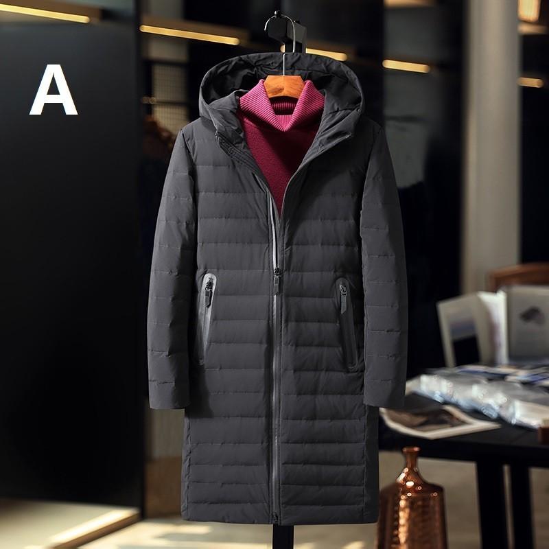 令和 3カラー 厚手 メンズ 秋冬 ダウンジャケット 軽量 新作 カッコイイ ロング丈 中綿コート 防寒 お洒落 フード付き 中綿ジャケット スリム 冬服 コート